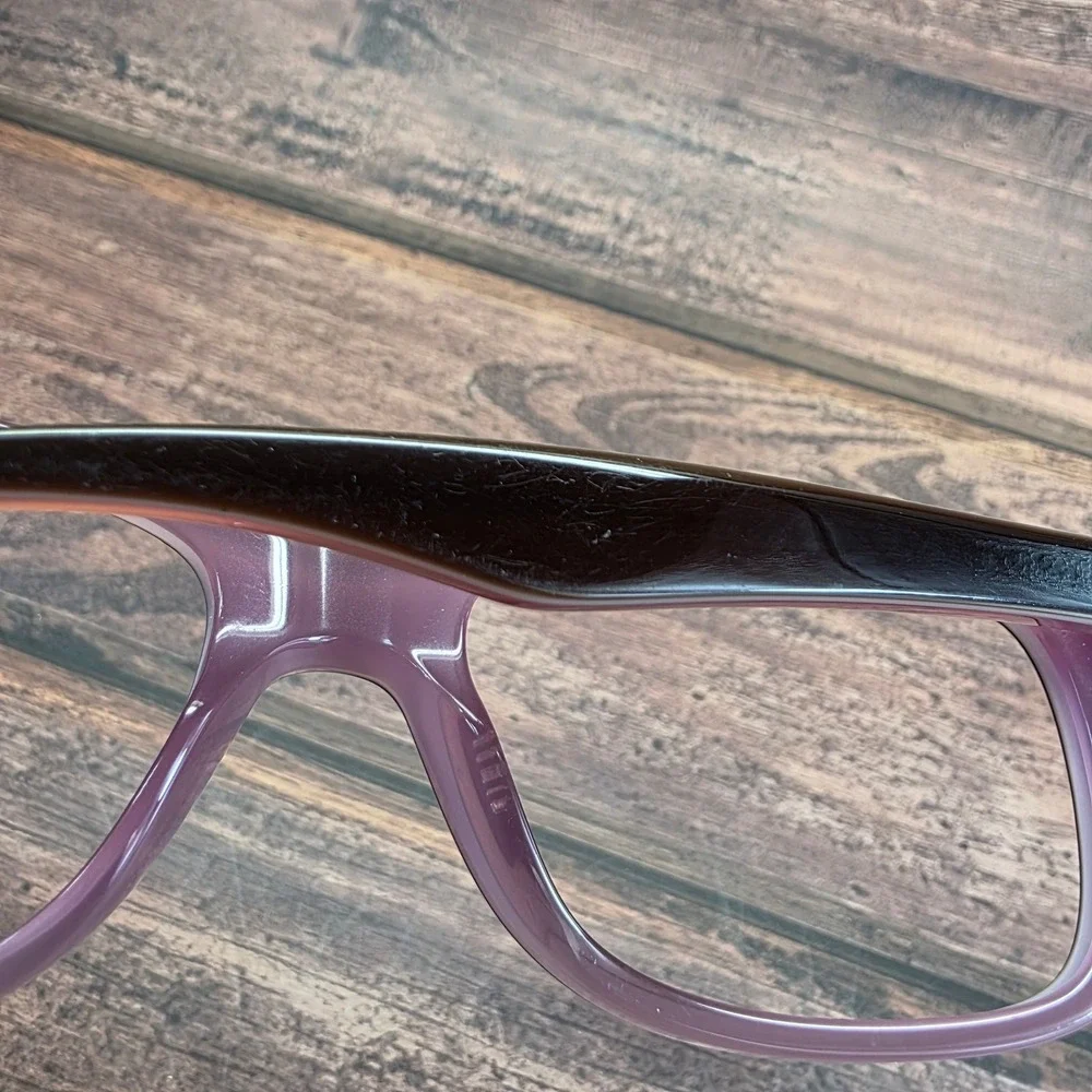 Ray-Ban RB 5228 2126 Dark Violet Rectangular Eyeglasses Frames 53-17-140